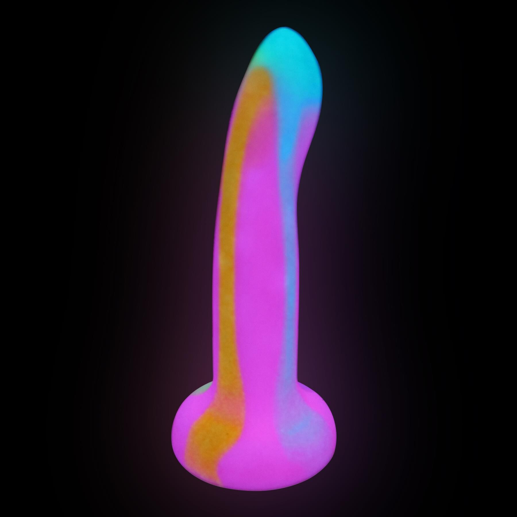 A&E Whimsy Dildo - Product Shot - Glow-in-the-Dark