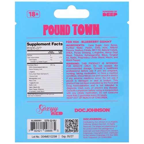 Sexyy Red Pound Town - His - Sexual Stimulation Gummies back
