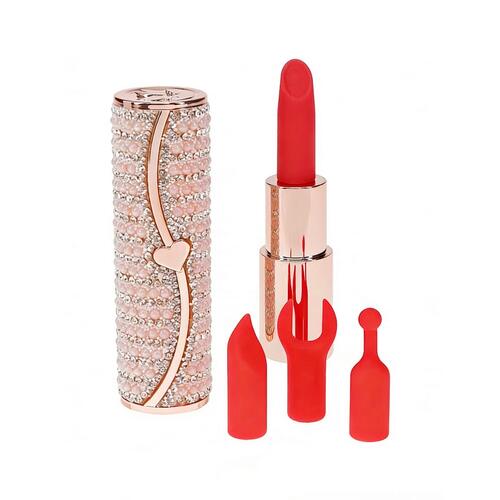 Diamante Lipstick Vibrator - All Components