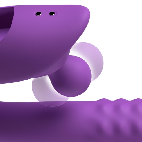 Fantasy For Her Harmoni Pro showing beads and clitoral stimulator flat view