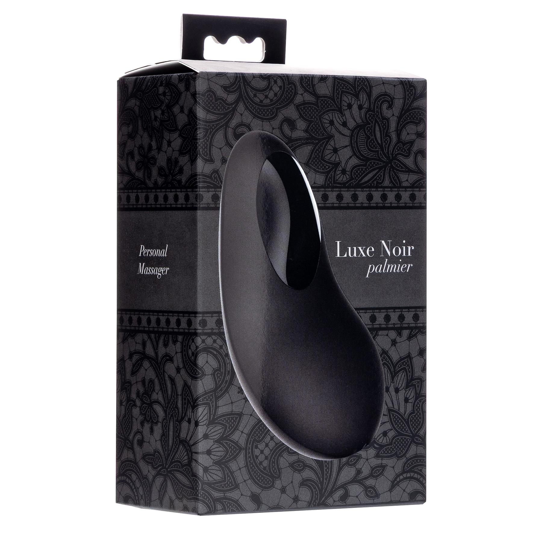 Adam & Eve Luxe Noir Palmier Personal Massager - Packaging - Front