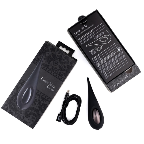 Adam & Eve Luxe Noir Larme Petite Teaser - Product and Packaging Shot