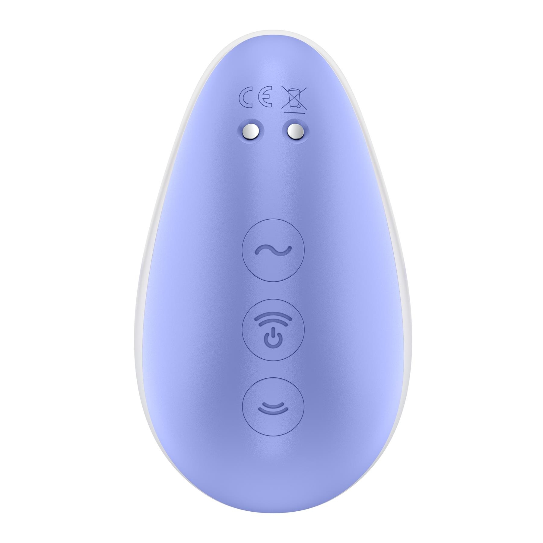 Satisfyer Pixie Dust Air Pulse Clitoral Stimulator back view of magnetic charger