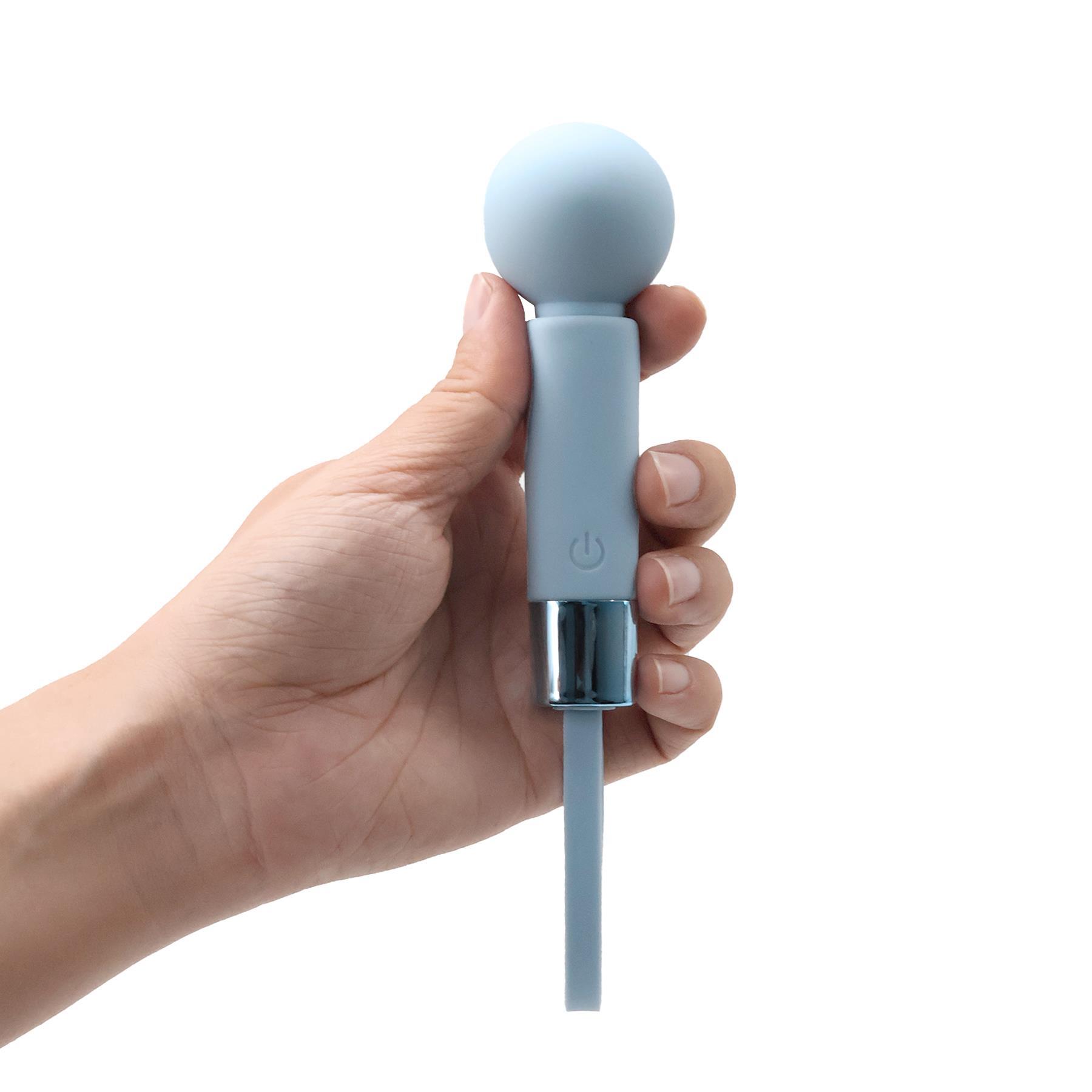 Dottie Mini Wand - Hand Shot - Light Blue