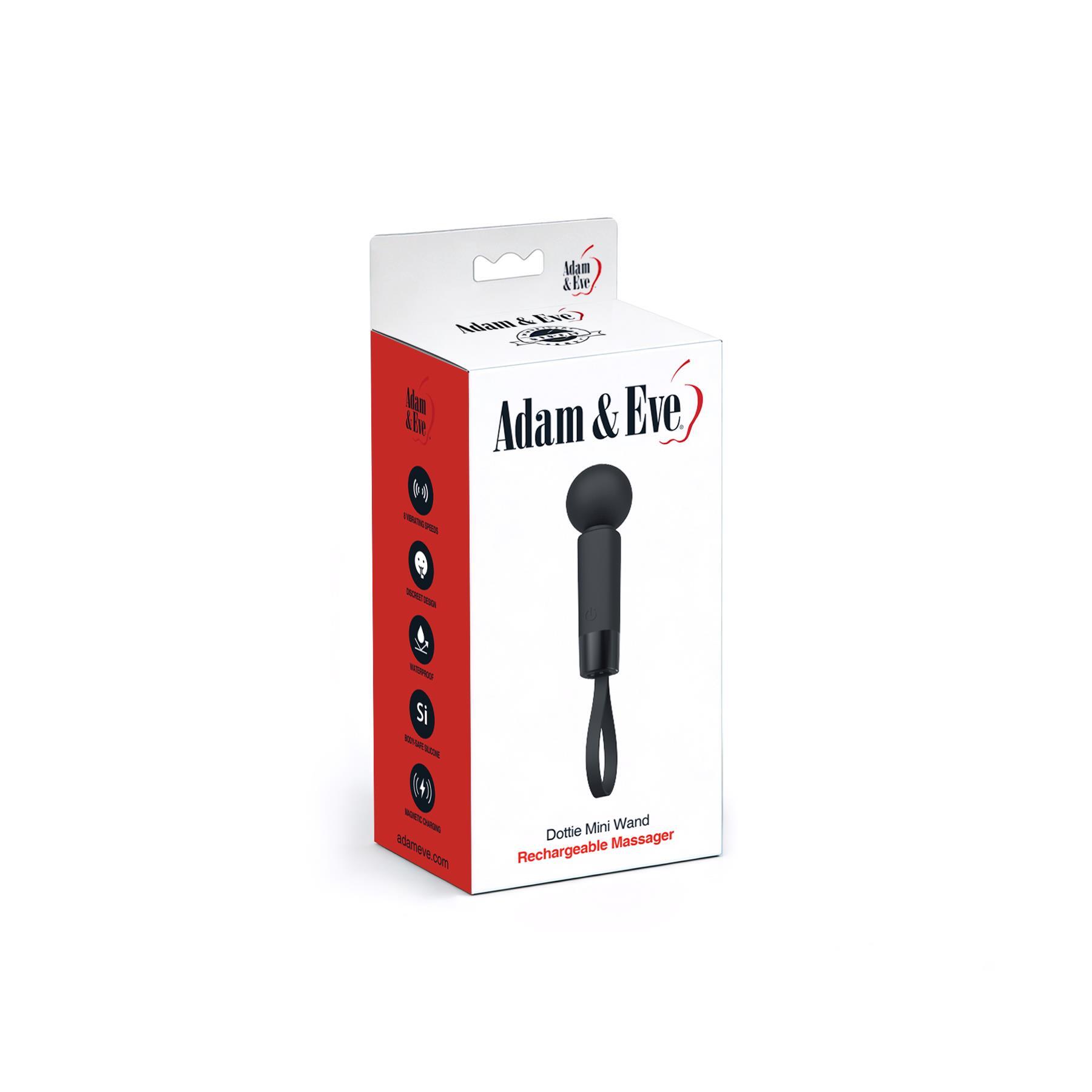 Dottie Mini WandDottie Mini Wand - Packaging Shot - Front - Black