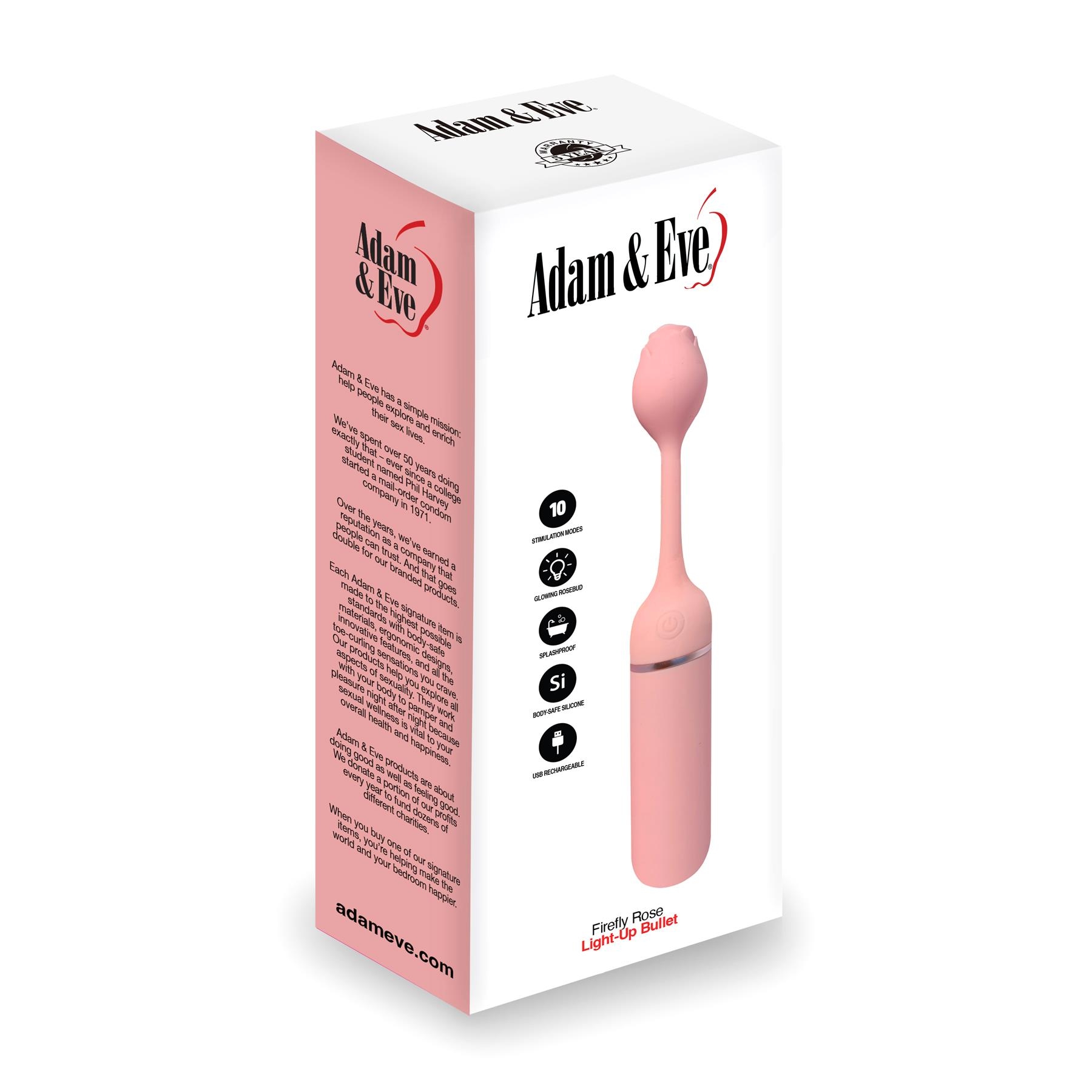 Adam & Eve Firefly Light Up Bullet - Packaging