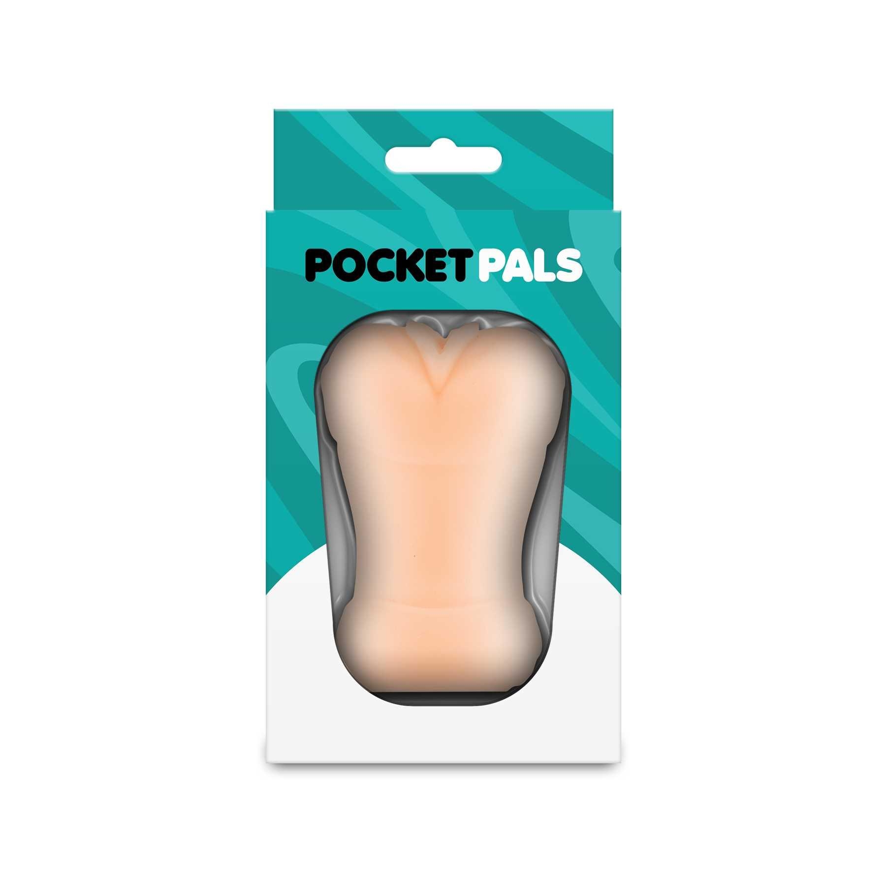 Pocket Pals Vagina Stroker White product and packaging