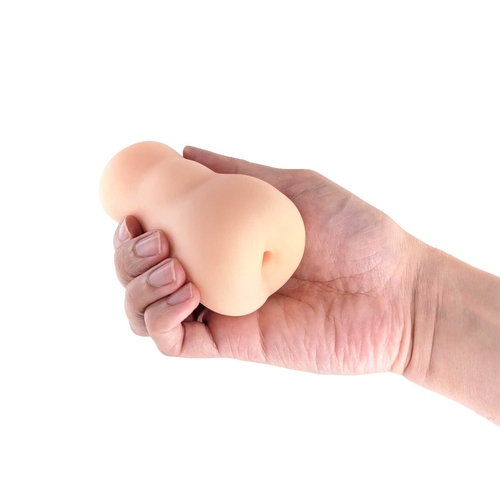 Pocket Pals - Anal Stroker hand held white