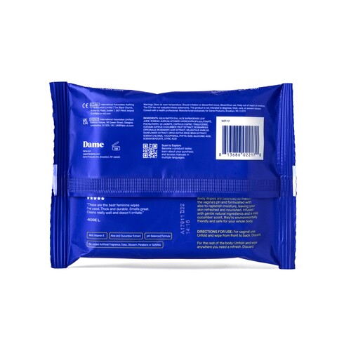 Dame Aloe & Cucumber Body Wipes image 6