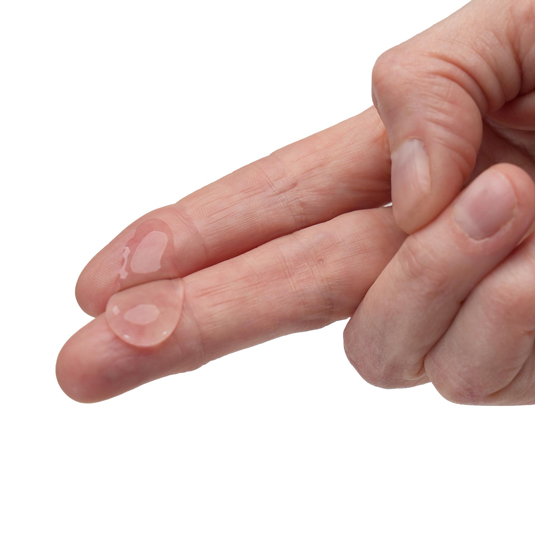 Adam & Eve Clit Sensitizer on fingers