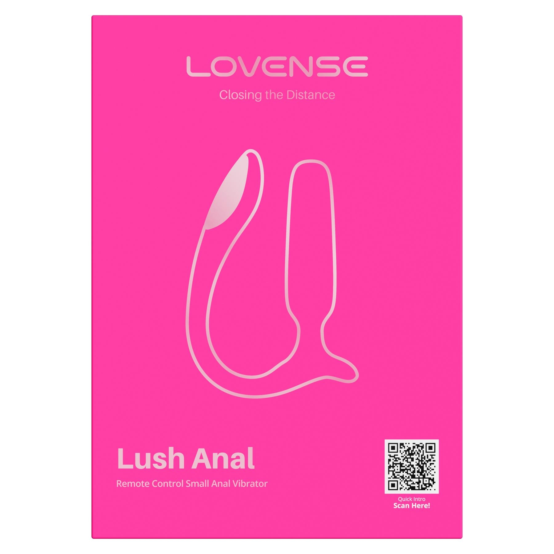 Lovense Lush Bluetooth Anal Vibrator package