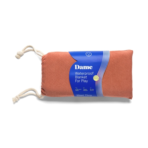 Dame Thro Waterproof Sex Blanket in carry case