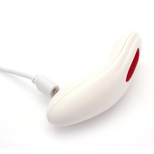 Adam & Eve L-O-V-E Vibrator Collection - Remote Control Showing Where Charging Cable is Placed