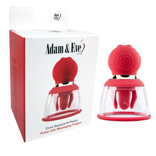 Eve's Squeeze-N-Please Pump - Product and Packaging