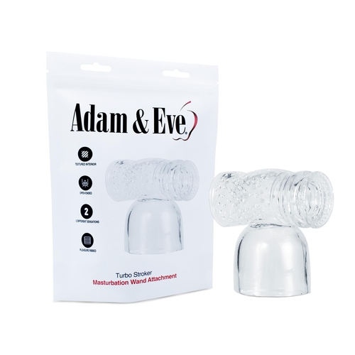 Adam & Eve Turbo Stroker Wand Attachment package