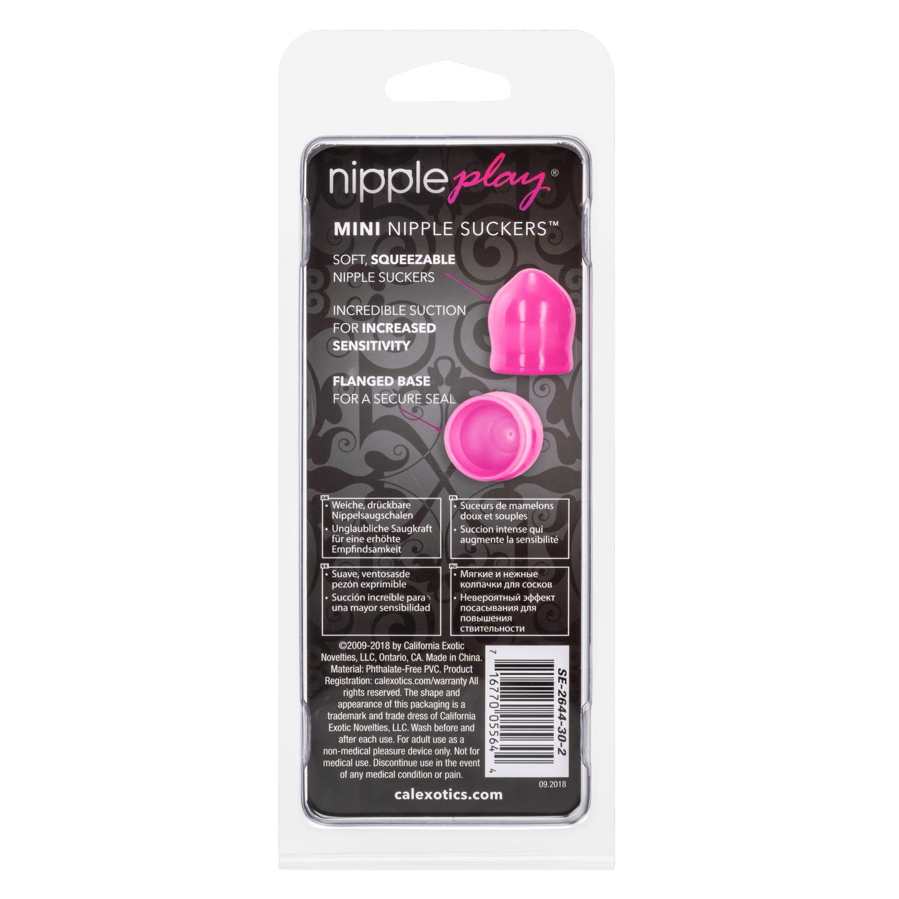Mini Nipple Suckers back package