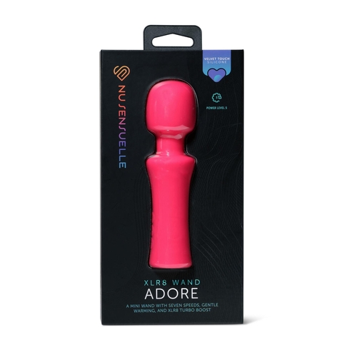 Nu Sensuelle Adore Velvet Touch Heated Turbo Boost Wand package