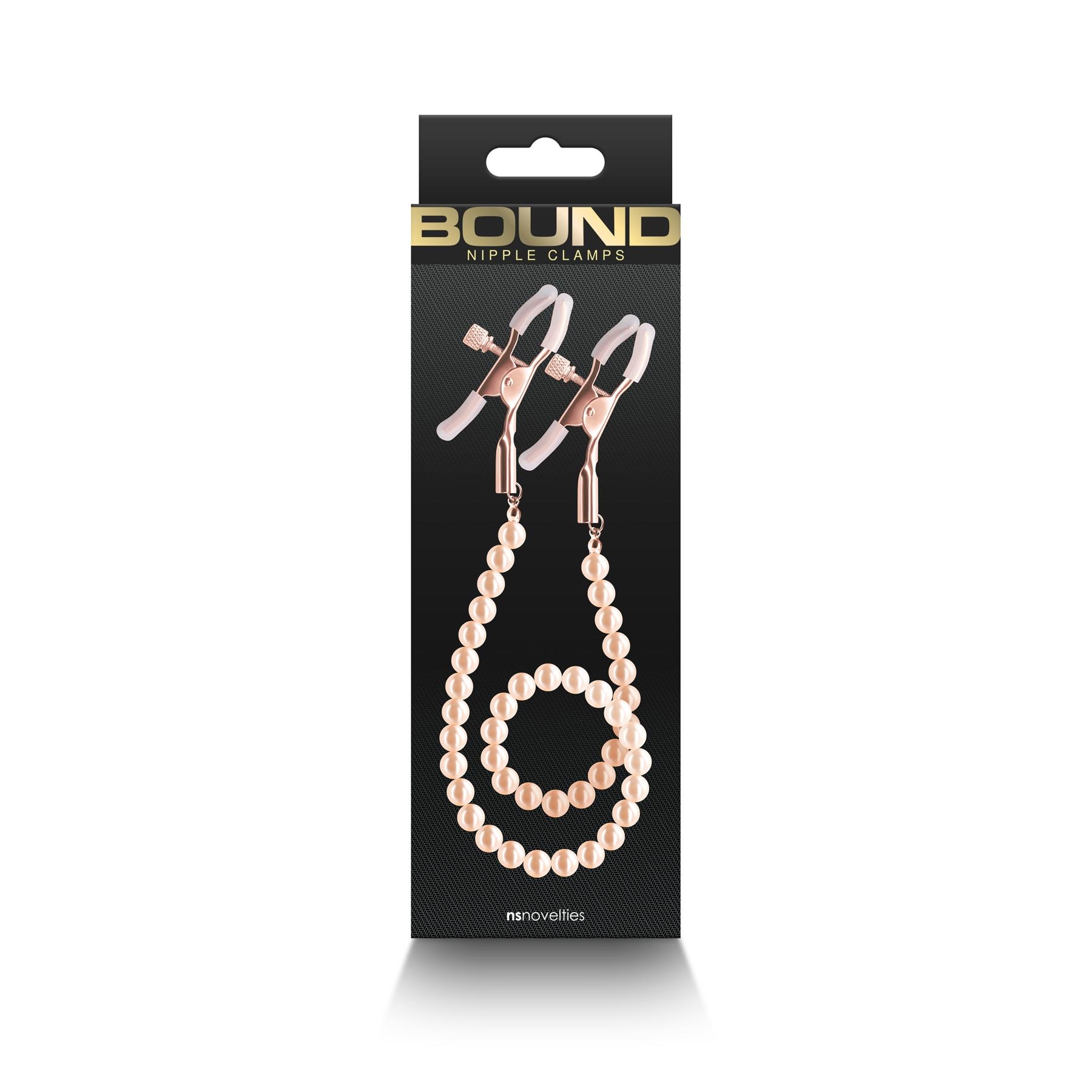 BOUND PEARL NIPPLE CLAMPS PACKAGE