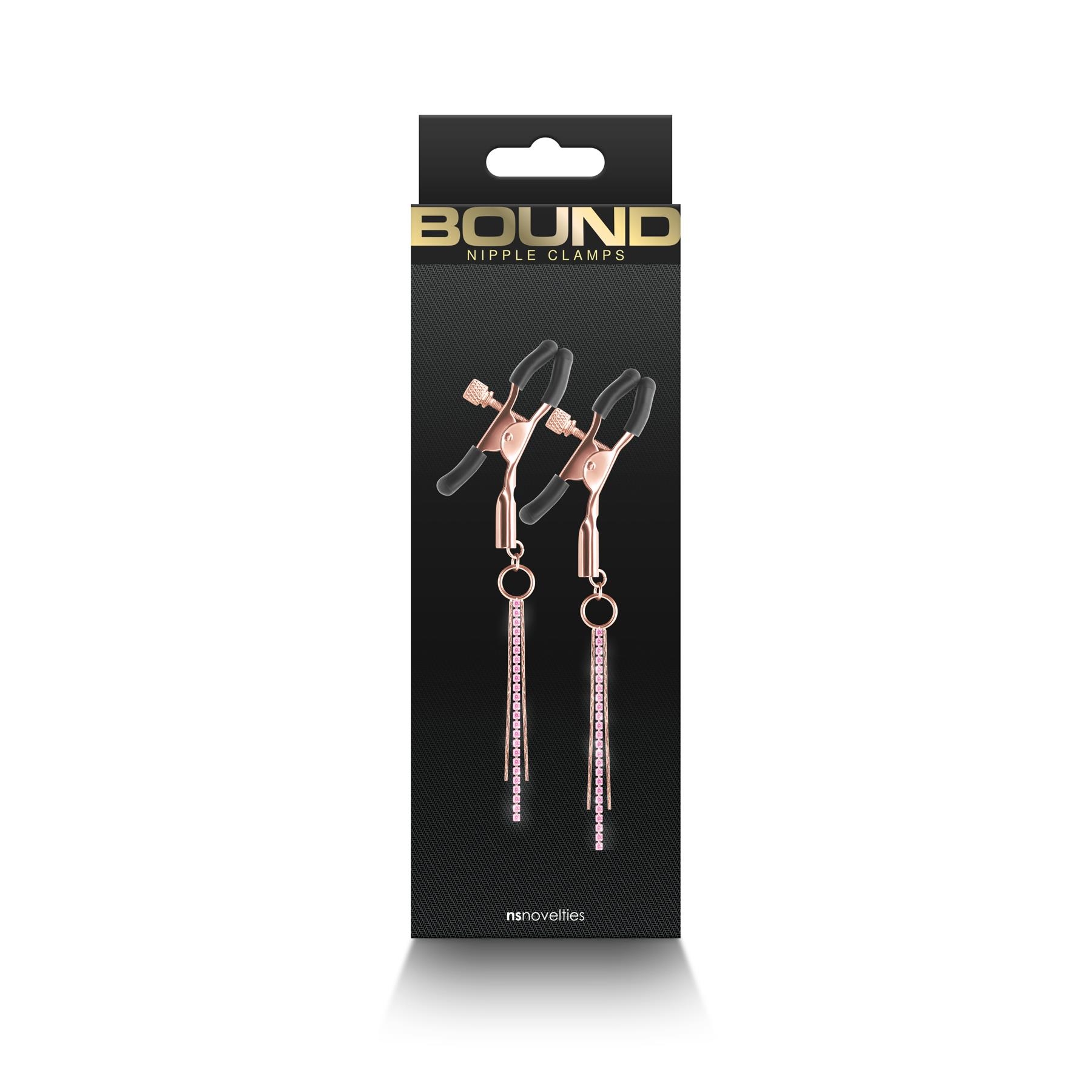 Bound Bling Nipple Clamps PACKAGE