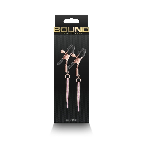 Bound Bling Nipple Clamps PACKAGE