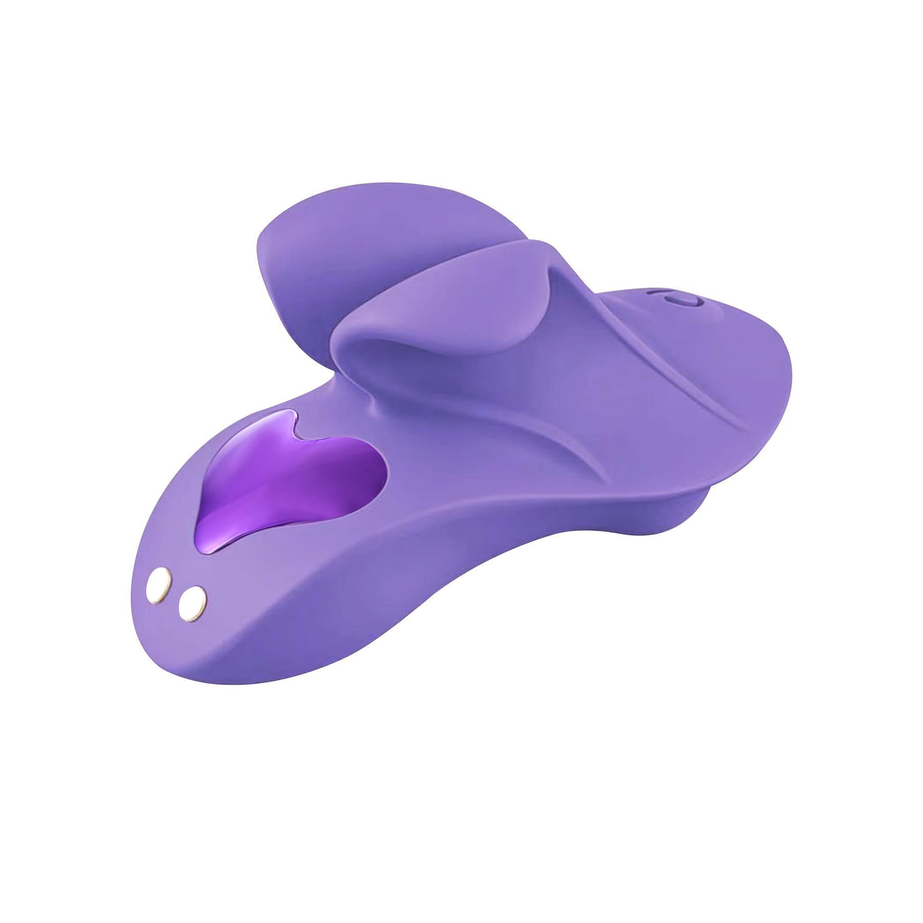 Adam & Eve Dainty Darling Mini Finger Vibe - Product Shot - Lilac