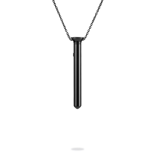 Crave Pleasure Jewelry Vesper Mini Necklace Vibrator black view 1