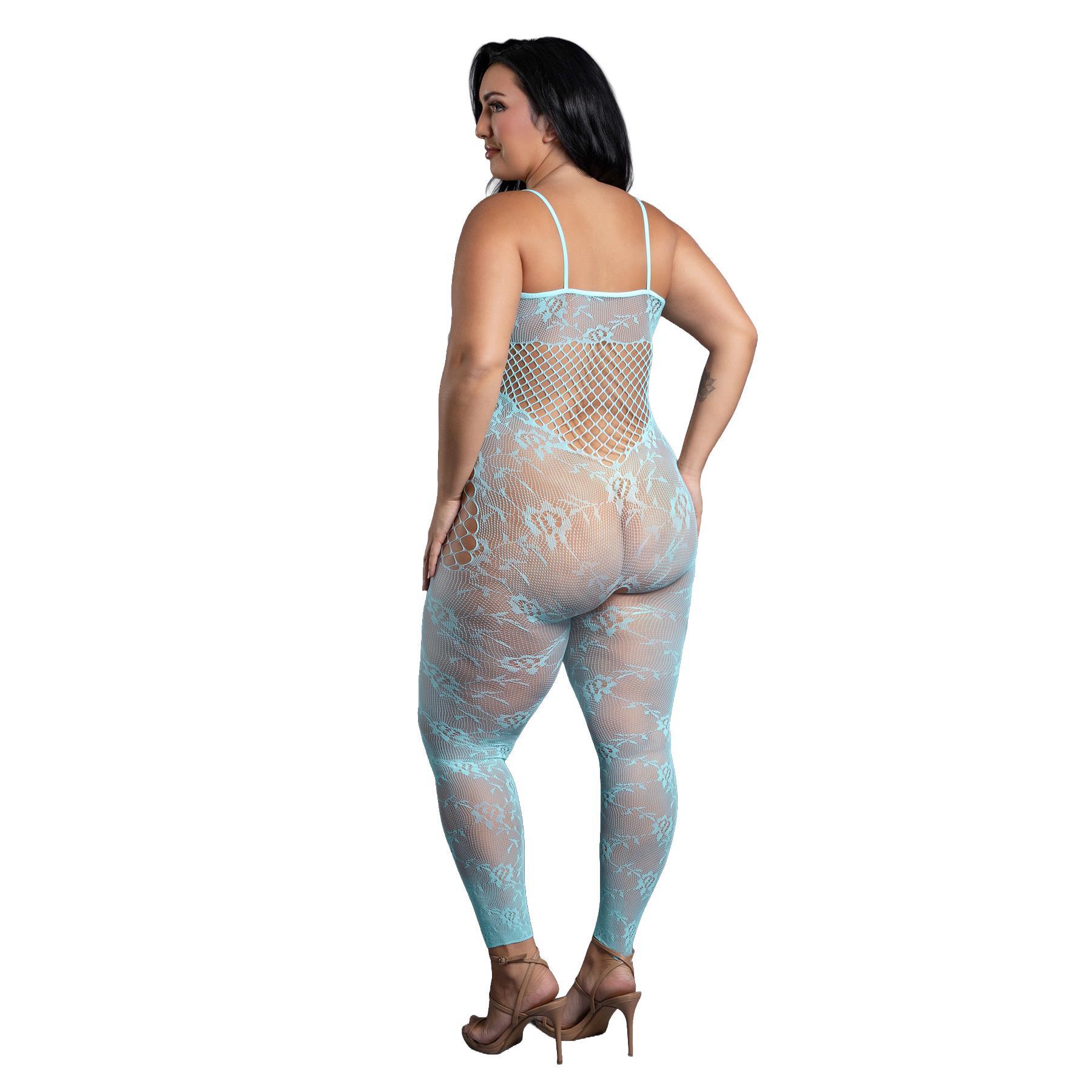 Dream of Me Footless Open Crotch Bodystocking queen back