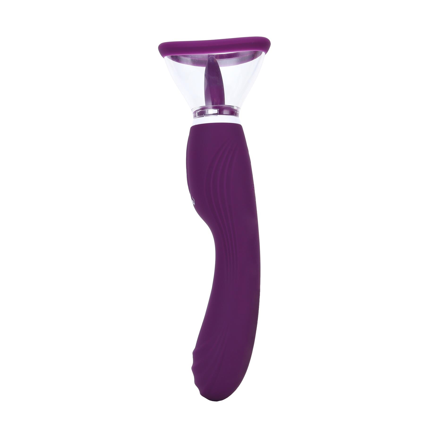 Adam & Eve The Femmina Licking Female Pump - Product Shot - Upright