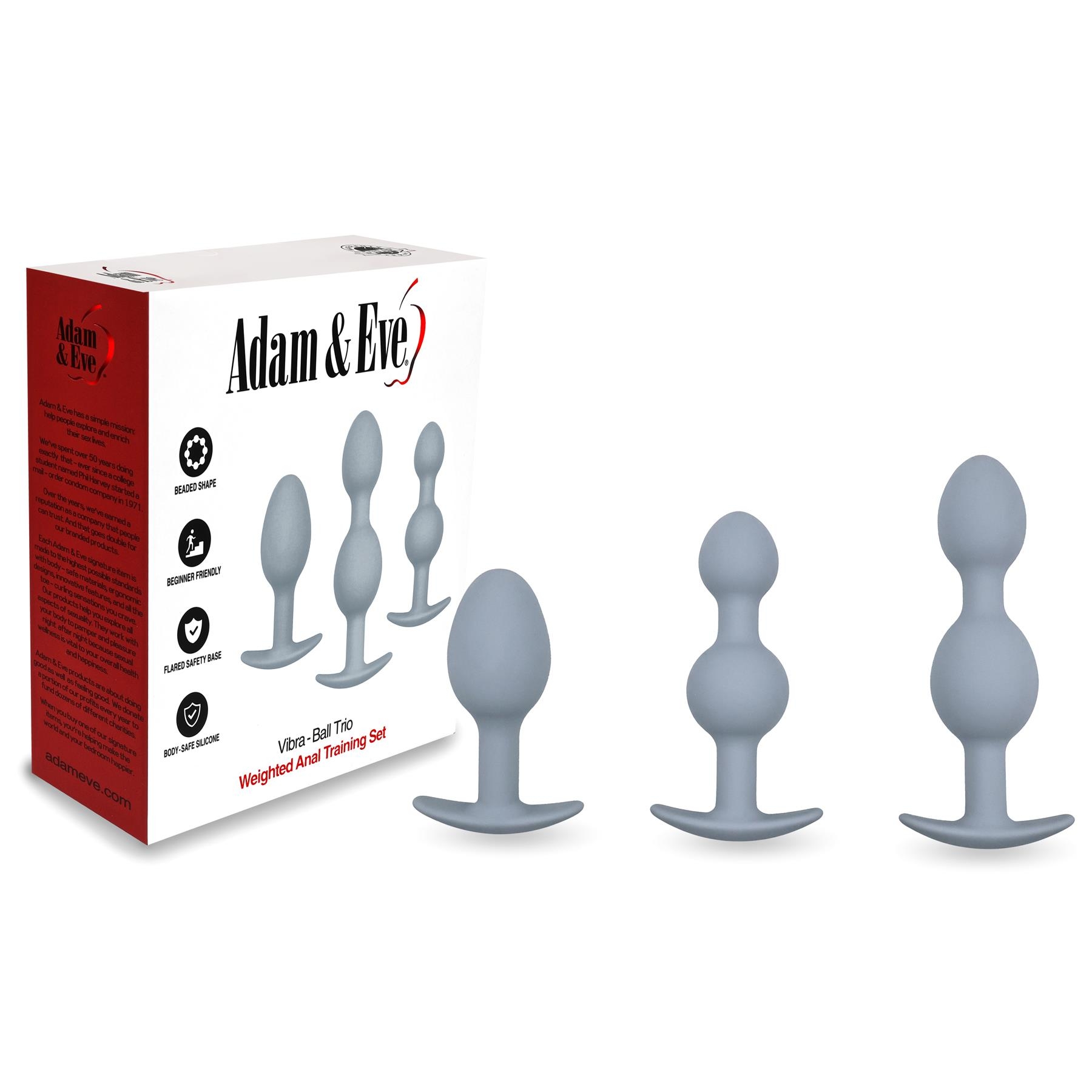 Adam & Eve Vibra-Ball Weighted Anal Training Set view 2