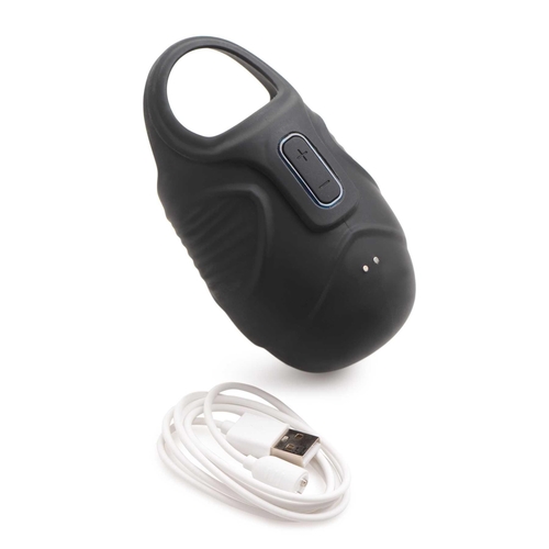 7X Vibrating Silicone Ball Sack with charging cord
