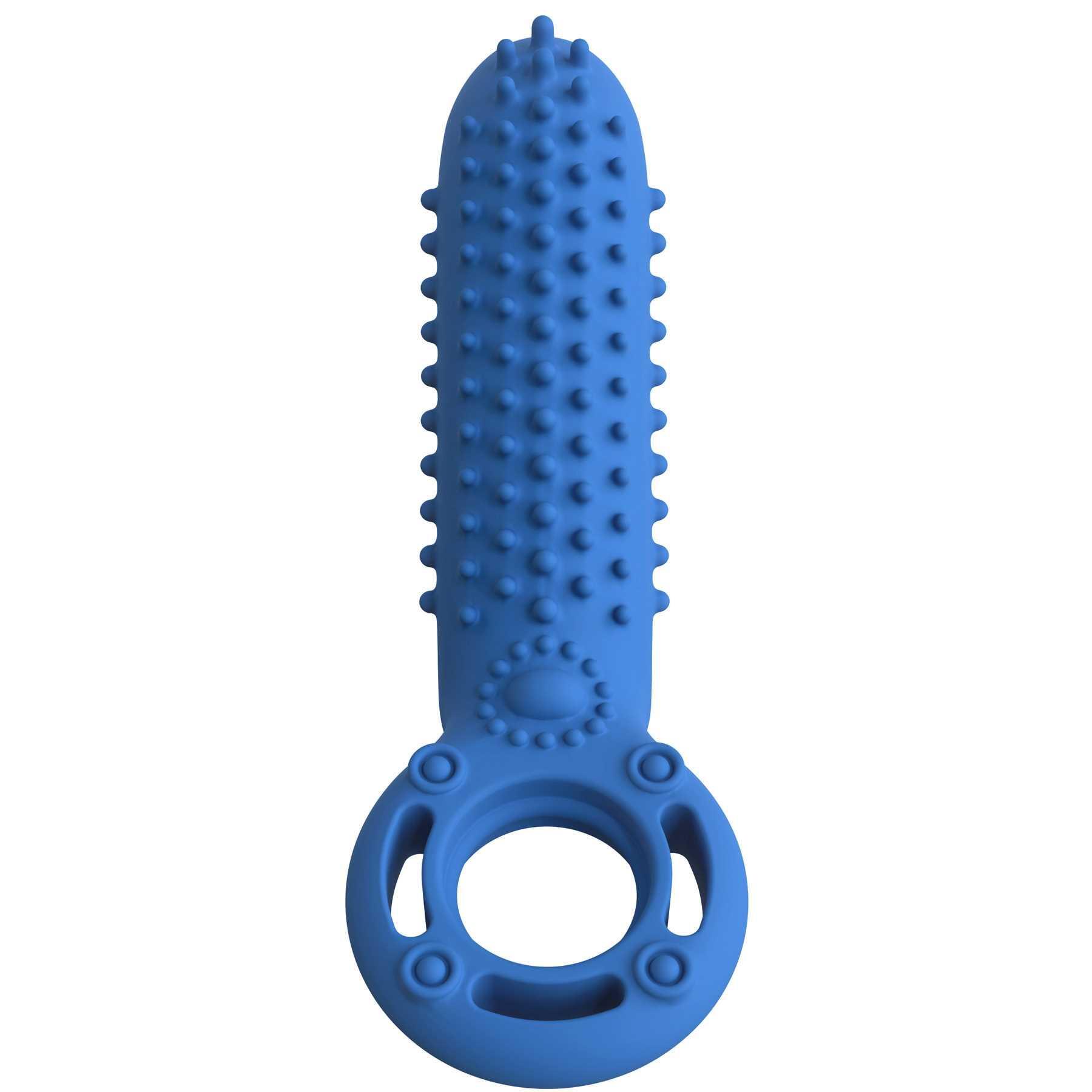 OYeah Rechargeable Vertical Vibrating Ring blue