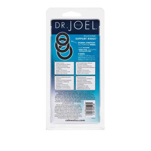 DR JOEL SILICONE SUPPORT RINGS back of packaging
