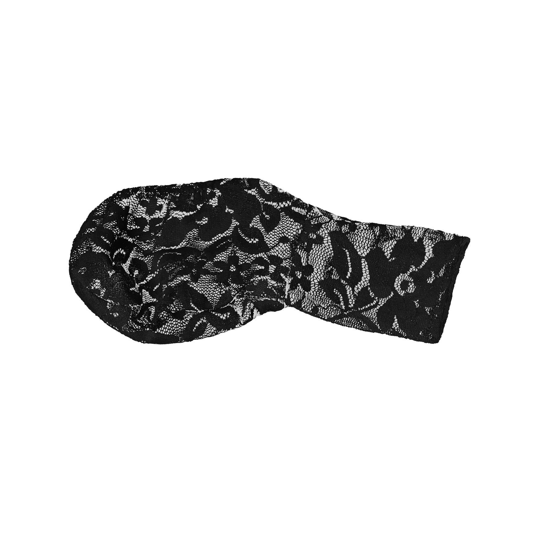 cock-a-too lace Black