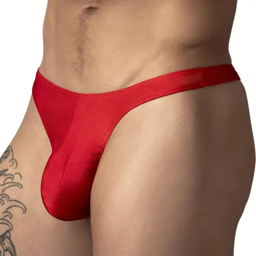 Pull Tab Thong   red front cropped