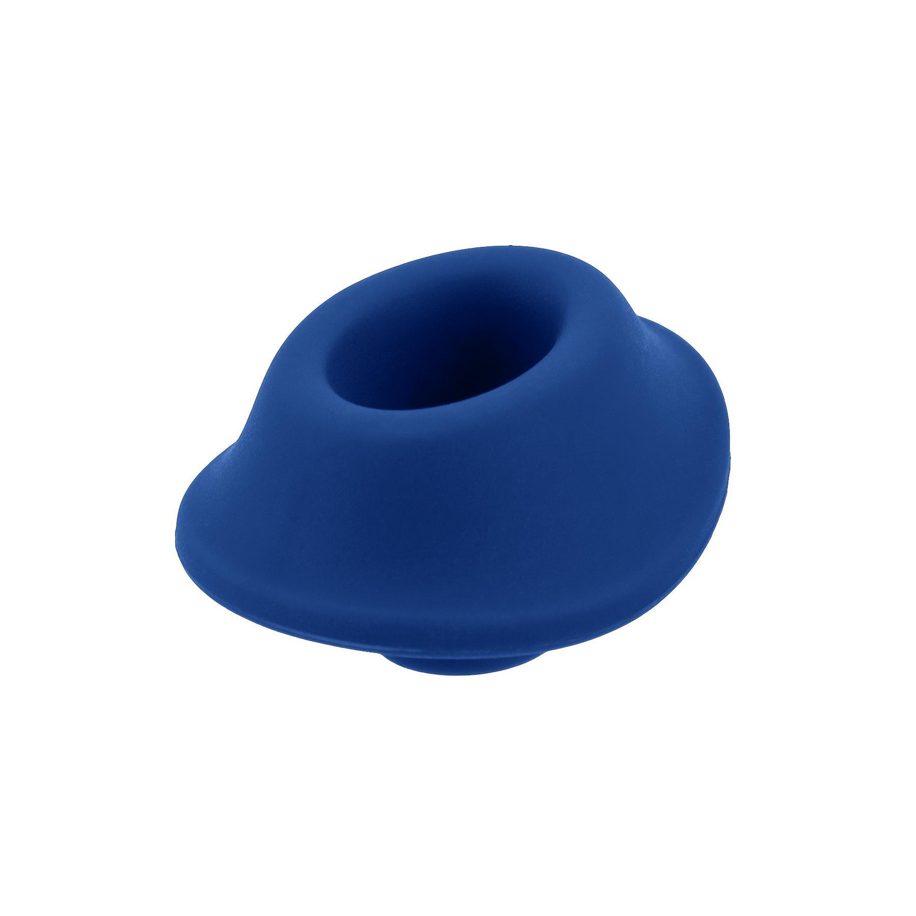 Womanizer Premium 2 Clitoral Stimulator - Blue suction head view