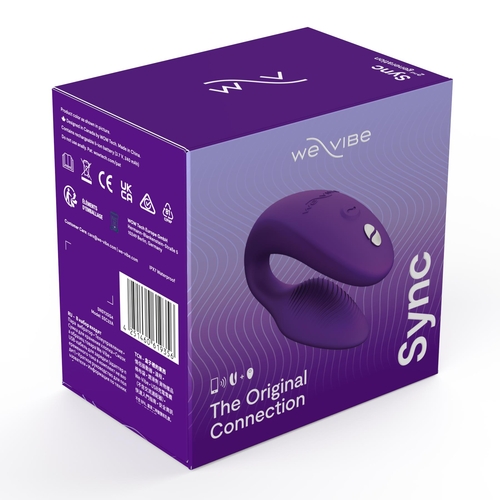 We-Vibe Sync 2 Couples Massager - Packaging purple