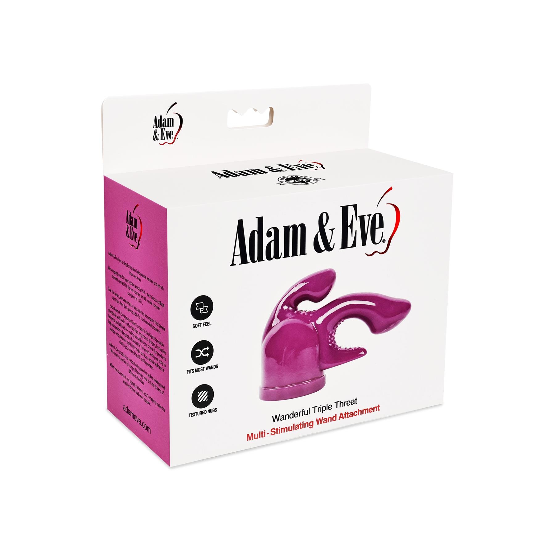 Adam & Eve WANDERFUL TRIPLE THREAT attachment package