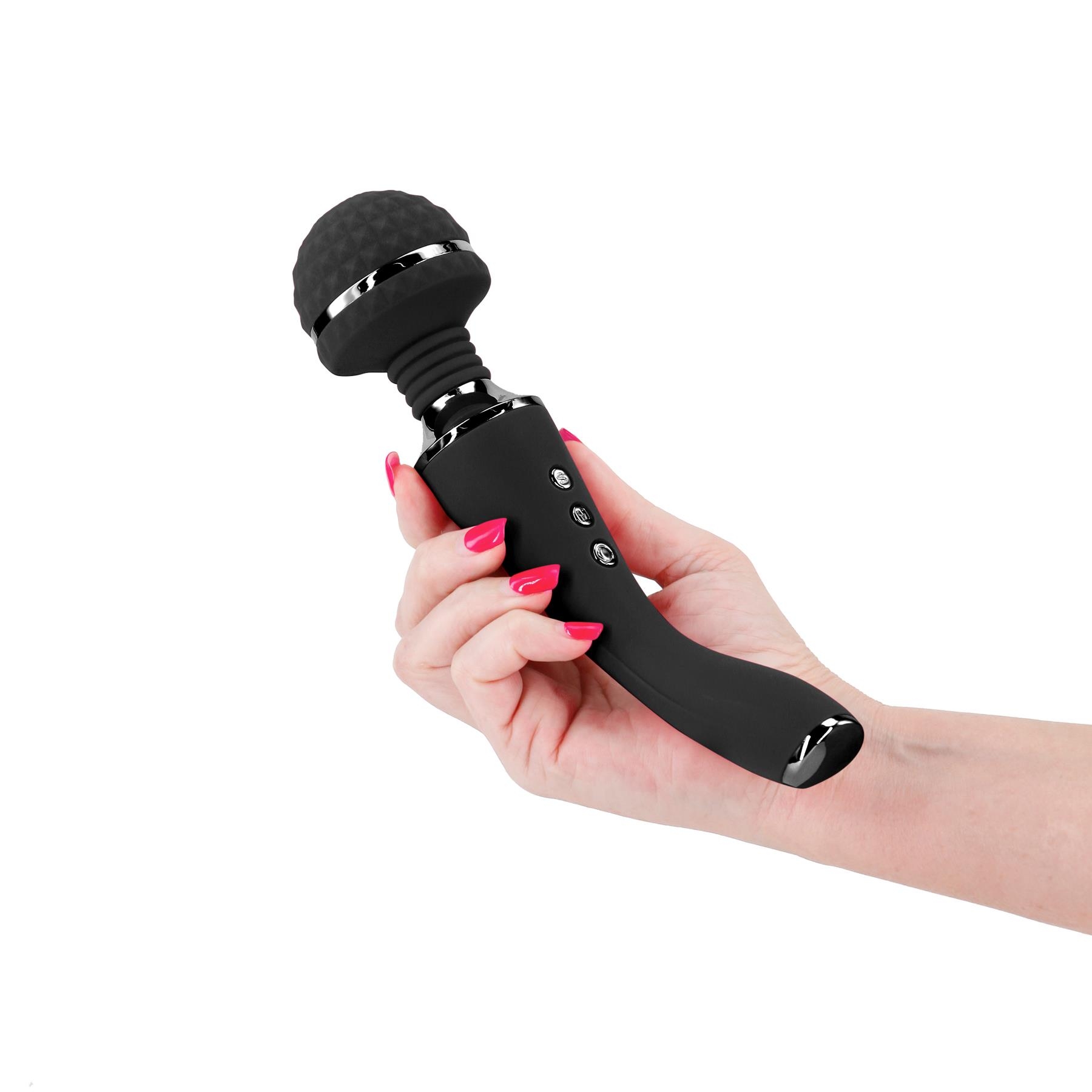 Sugar Pop Bliss Wand color black in hand