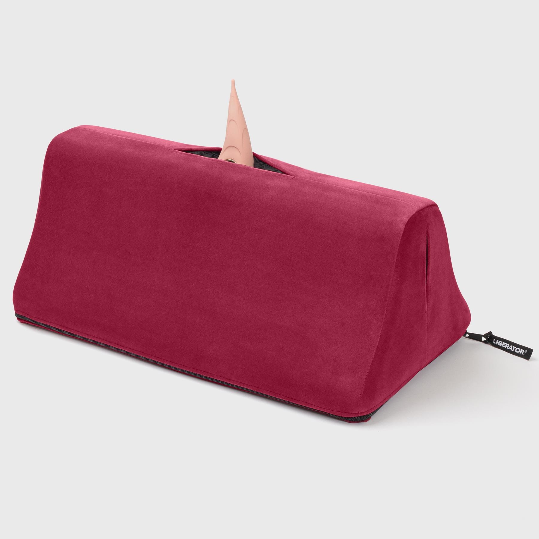 Liberator Tula Toy Mount - Product Shot - Toys Not Included color burgundy