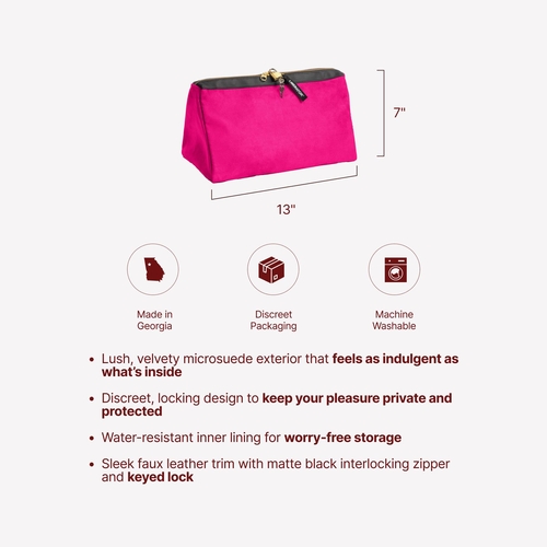 Liberator Tallulah Toy Bag dimensions