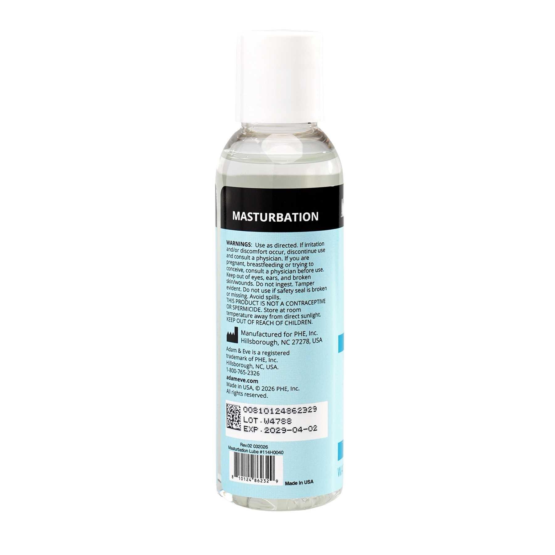 A&E Mastrubation Lubricant Back