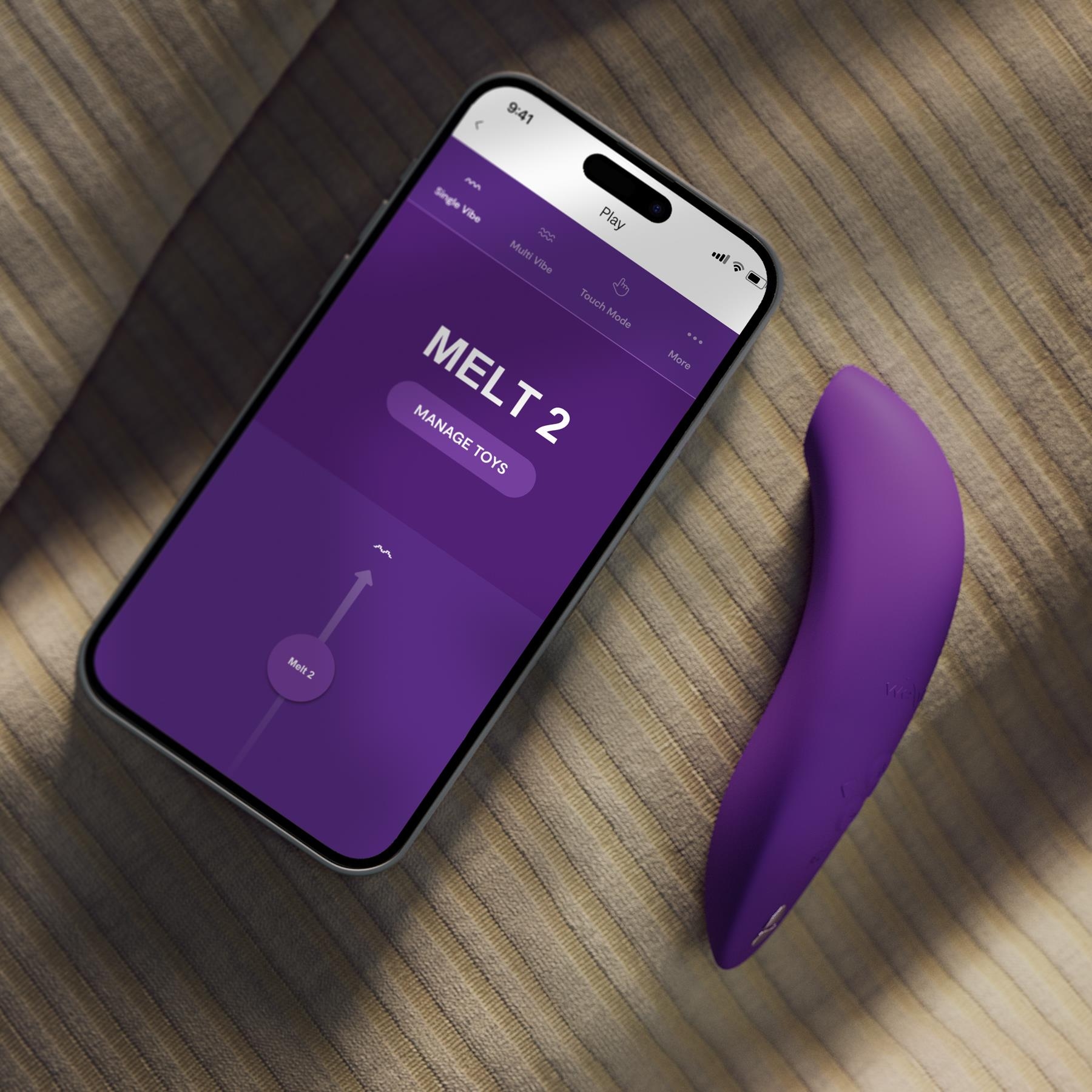 We-Vibe Pleasure Air Melt 2 - App color purple