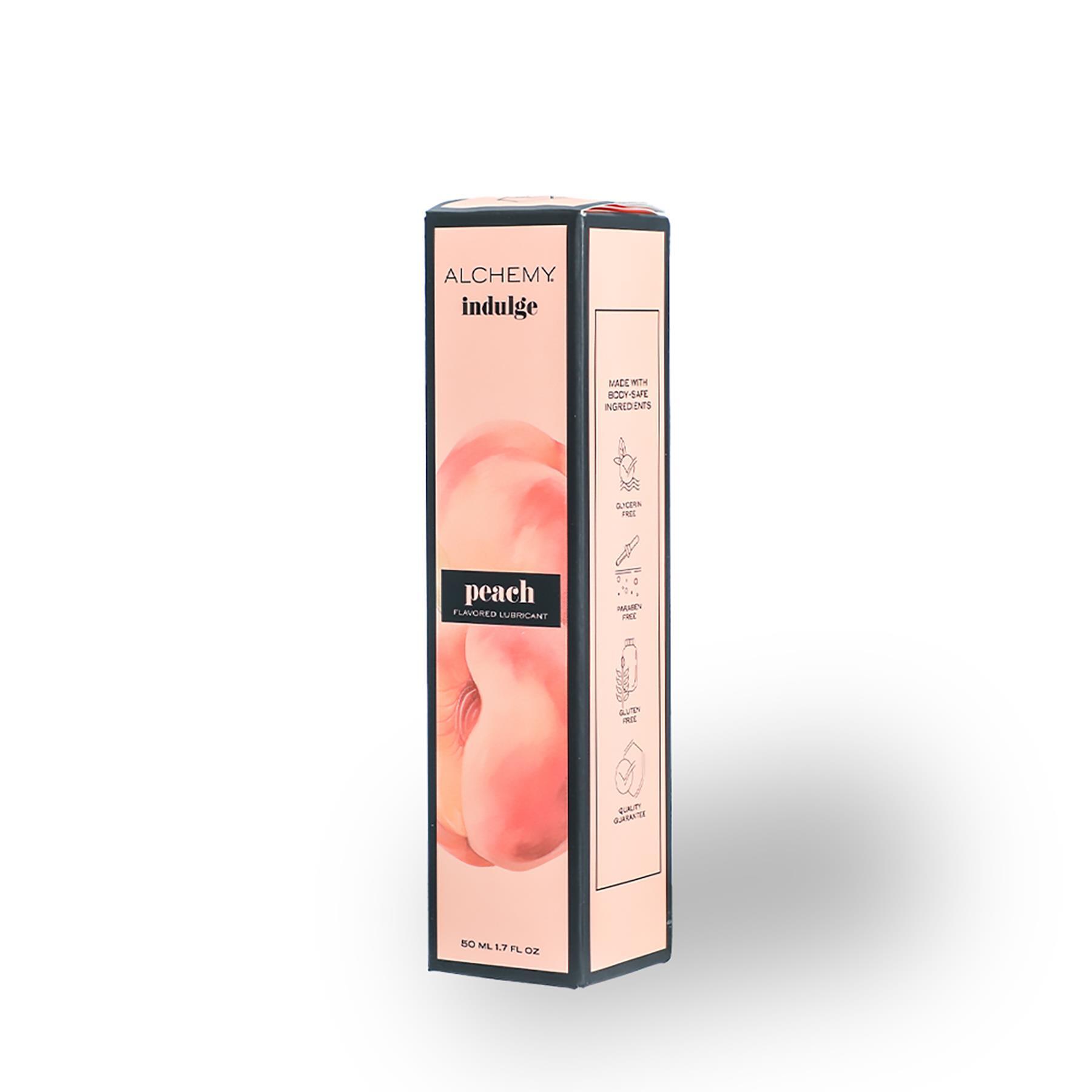 Indulge: Flavored Personal Lubricant peach box