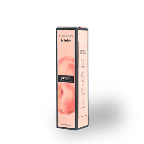 Indulge: Flavored Personal Lubricant peach box