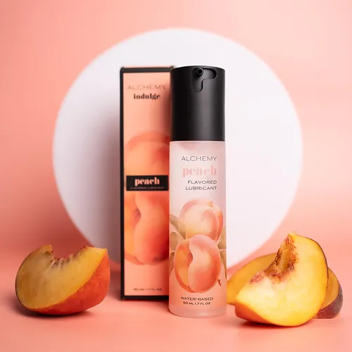 Indulge: Flavored Personal Lubricant peach glam 10