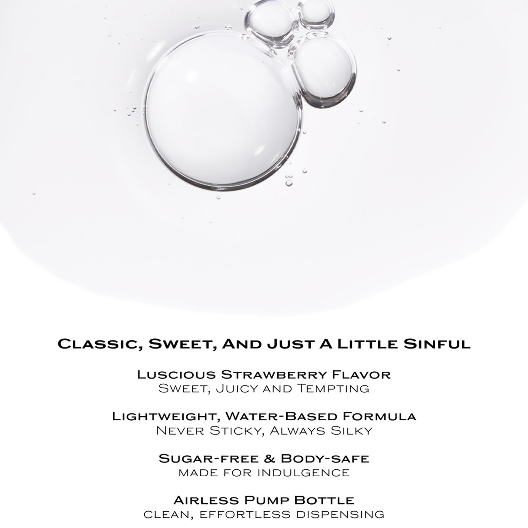 Indulge: Flavored Personal Lubricant strawberry info