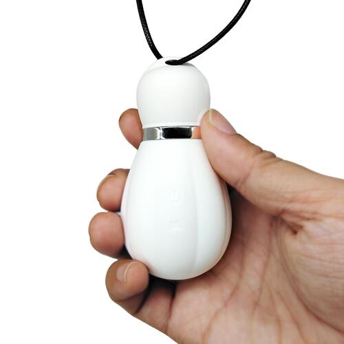 Tapping Snowman with Clit Stim Attachment - Hand Shot