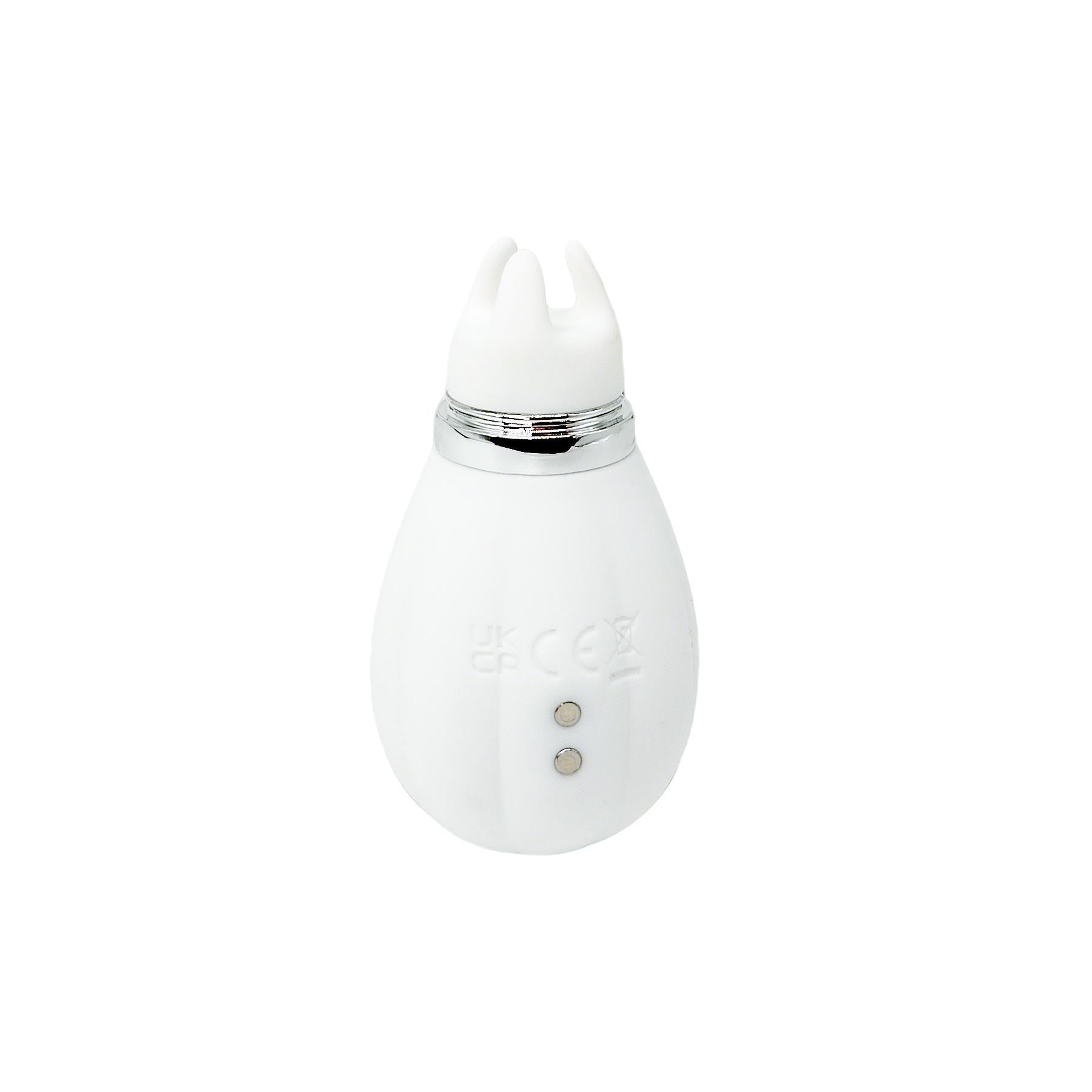 Tapping Snowman with Clit Stim Attachment - 3 Prong Attachment - Back