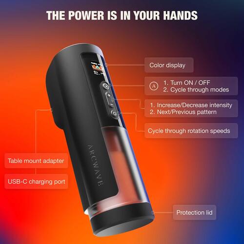 Arcwave Thruster Masturbator the power is in your hands