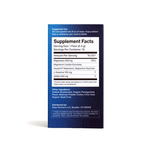 Mellö Magnesium - 10 Travel Sticks #28Lavenderberry